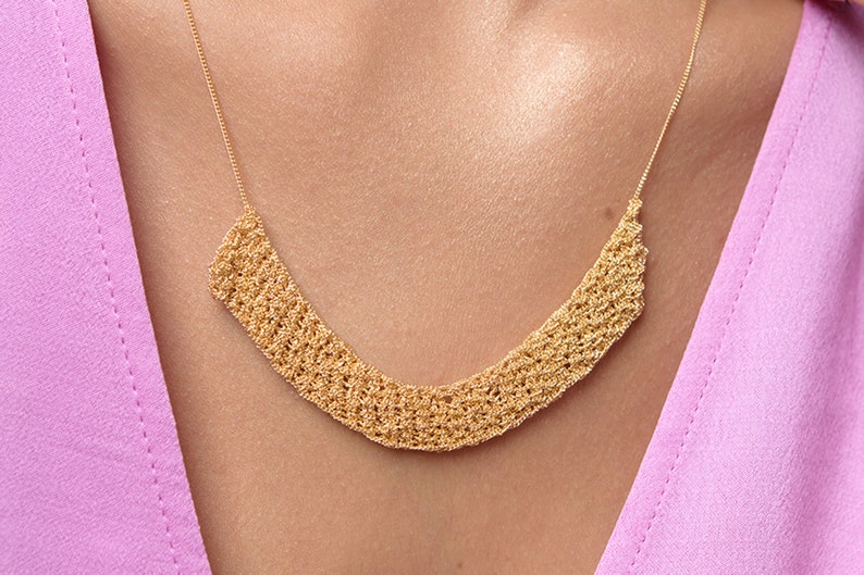 Unique Gold filled Necklace for Wedding
