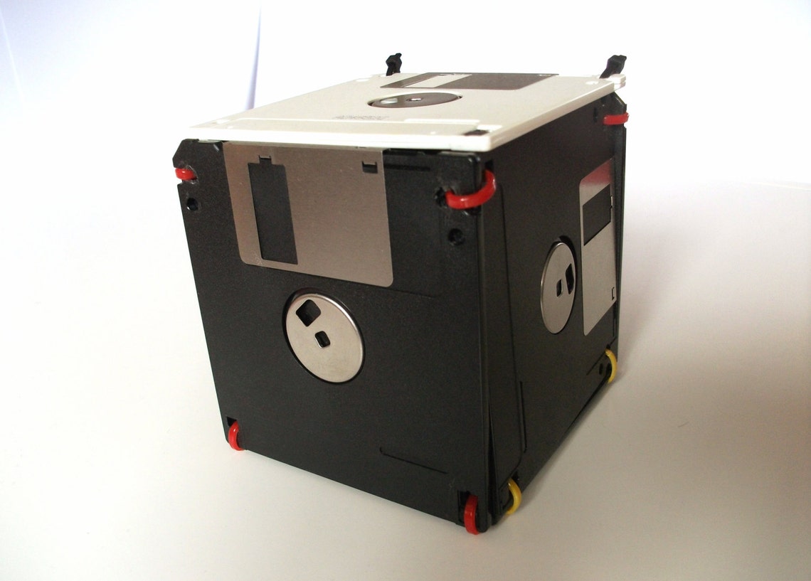 Recycled Retro Floppy Disk Storage Box Etsy
