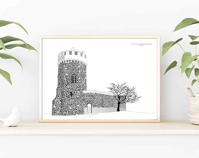Clifton Observatory - Bristol - Giclee Prints - Greeting Cards - Postcards