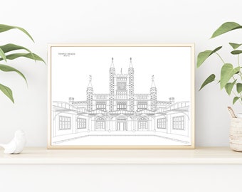 Temple Meads Train Station - Bristol - Giclee Prints - Wenskaarten - Ansichtkaarten