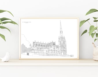 St Mary Redcliffe Bristol - Giclee Prints - Wenskaarten - Ansichtkaarten