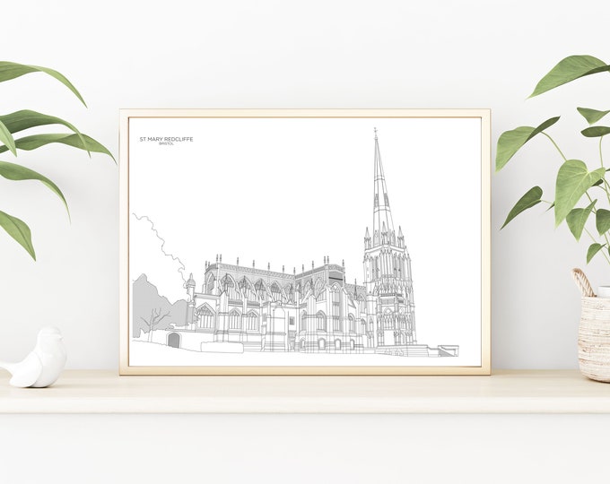 St Mary Redcliffe Bristol - Giclee Prints - Greeting Cards - Postcards