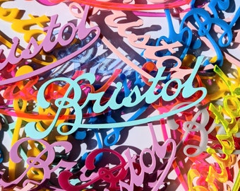 Bristol Scroll Koelkast Magneet