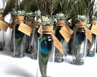 Peacock Party Favors for Guests, Custom Engagement Favors, Personalized Wedding Favors, Thank You Gifts, Bride Shower Favors, Boho Favors
