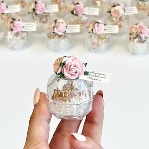 10 pcs Baptism Favors, Christening Favors, Favors Boxes, Rosary Favors, Custom Favors, First Communion Souvenirs, Personalized Baptism Gifts
