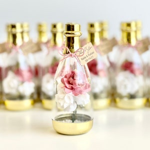 Mini Champagne Bottle Party Favors, Custom Wedding Favors for Guests, Personalized Thank You Gifts, Bulk Engagement Favors, Luxury Favors
