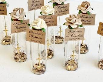 Bulk Baptism Favors for Guests, Cross Favors, Personalized Baptism Gift, Custom Party Favors, Christening Favors, First Communion Favors