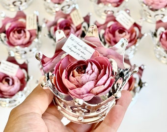 10 pcs Wedding Favors, Unique Favors, Wedding Favors for Guests, Baby Shower Party Favors, Personalized Crown Favors, Domes Prince Favors