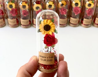 10pcs Wedding Favors for Guests, Wedding Favors, Favors, Rustic Wedding, Custom Favors, Sunflower Favors, Rustic Favors, Sunflowers, Party