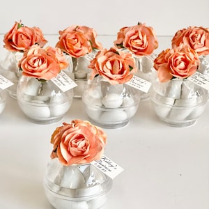 Peach Wedding Favors For Guests Globe Box Favors, Quinceñera Party Favors, Birthday Favors Boxes, Bulk Party Favors, Engagement Favors