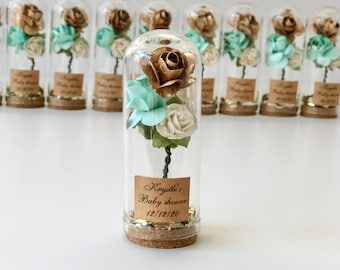 10pcs Wedding favors for guests, Wedding favors, Favors, Dome, Glass dome, Cloche dome, Custom favors, Beauty and the Beast, Party favors