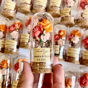 10 Stück Bachelorette Party Favors, Gastgeschenke für Gäste, Benutzerdefinierte Glas Cloche Dome Die Schöne und das Biest Geschenk, Sweet 16 Souvenirs Geschenk