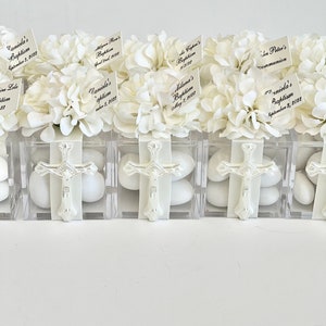 10 Pcs Baptism Favors, Christening Favors, Favors Boxes, Cross Favors