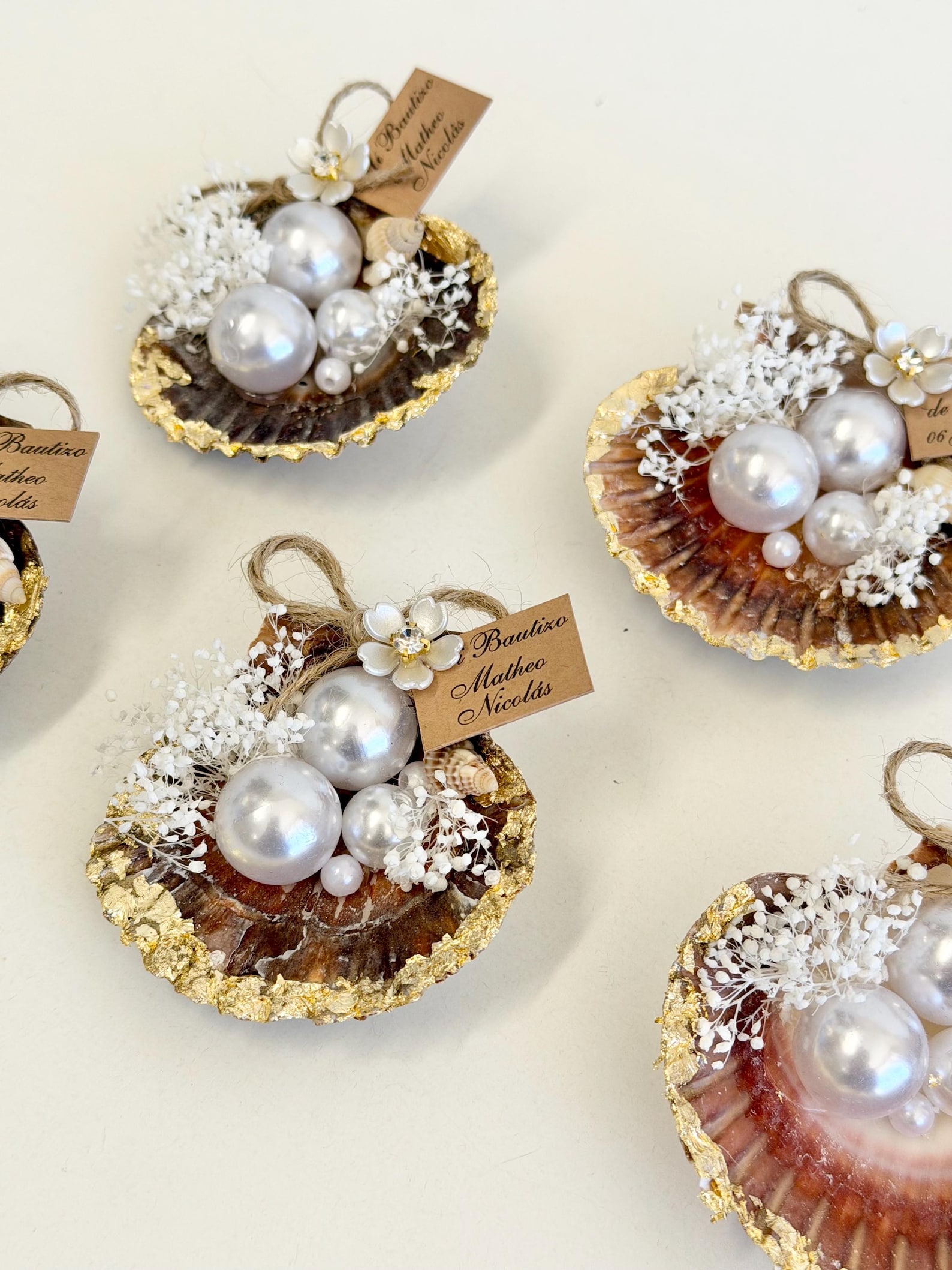 Shell Favour 5 Pcs Beach Wedding Sea Shell Magnet Favors, Wedding Favors for Guests ...