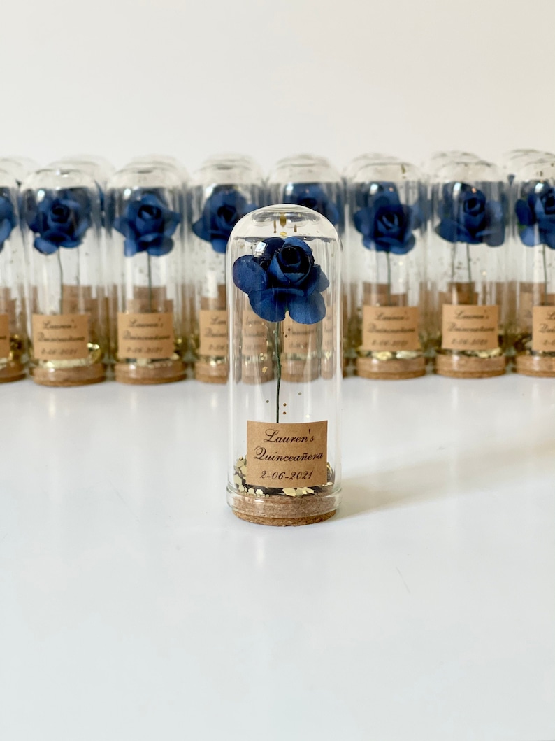 10pcs Wedding Favors for Guests, Wedding Favors, Favors, Dome, Glass Dome, Cloche Dome, Custom Favors, Royal Blue Wedding, Party Favors image 2