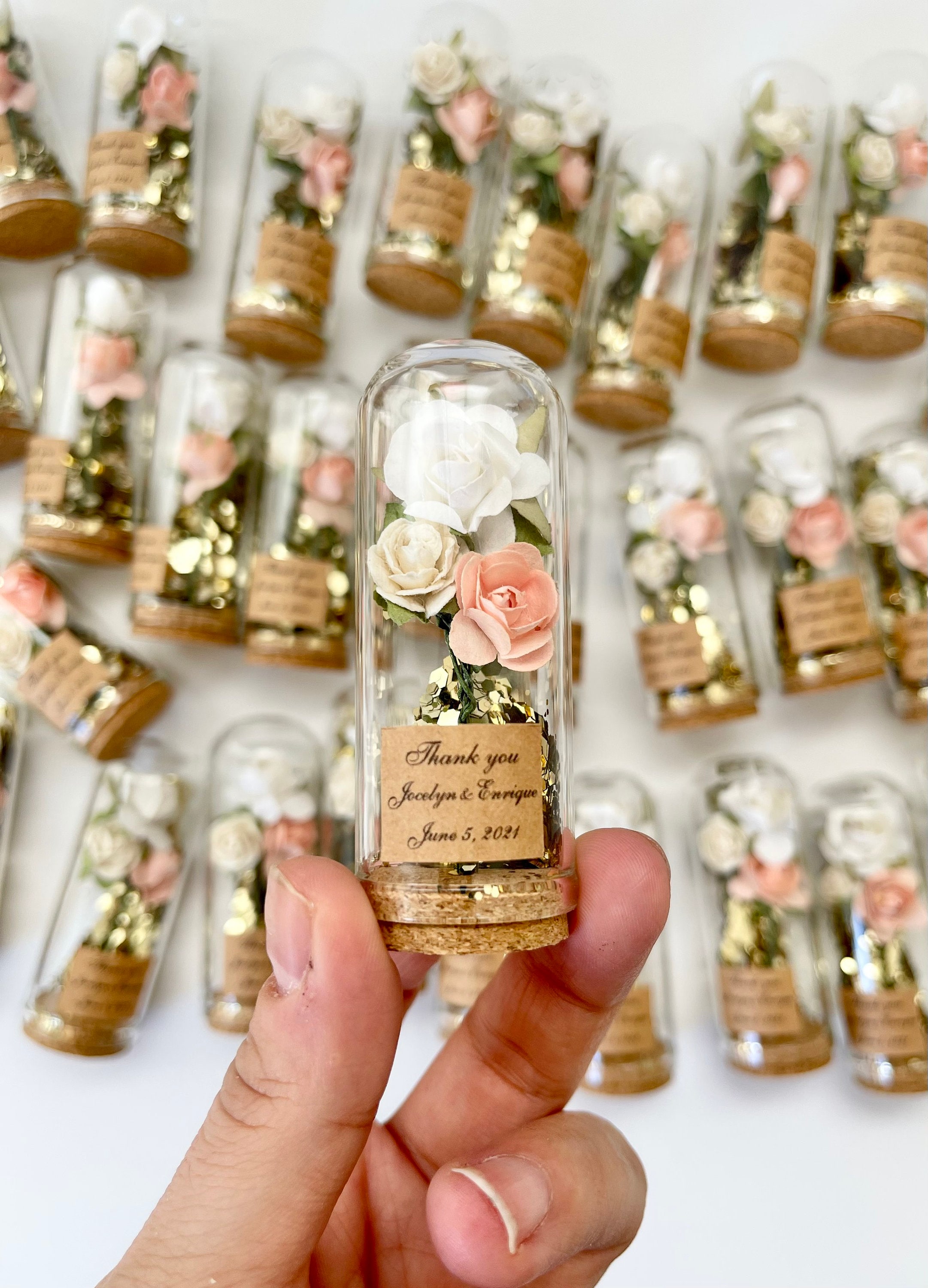 10 Pcs Wedding Favors for Guests, Wedding Favors, Favors, Dome, Glass Dome,  Cloche Dome, Custom Favors, Beauty and the Beast, Party Favors 