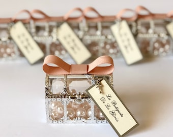 5 pcs Wedding Favors for Guests, Wedding Favors, Baby Shower Favors Boxes, Party Favors, Blush Wedding Custom Favors, Personalized Sweet 16