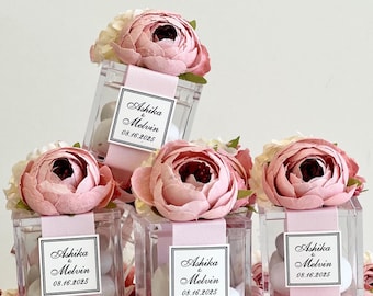 5 stuks trouwbedankjes, bedankjes, dozen bedankjes, trouwbedankjes voor gasten, babyshower, feestbedankjes, blush bruiloft, aangepaste bedankjes, Sweet 16