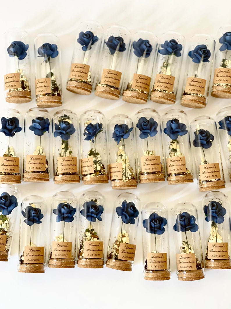 10pcs Wedding Favors for Guests, Wedding Favors, Favors, Dome, Glass Dome, Cloche Dome, Custom Favors, Royal Blue Wedding, Party Favors image 6