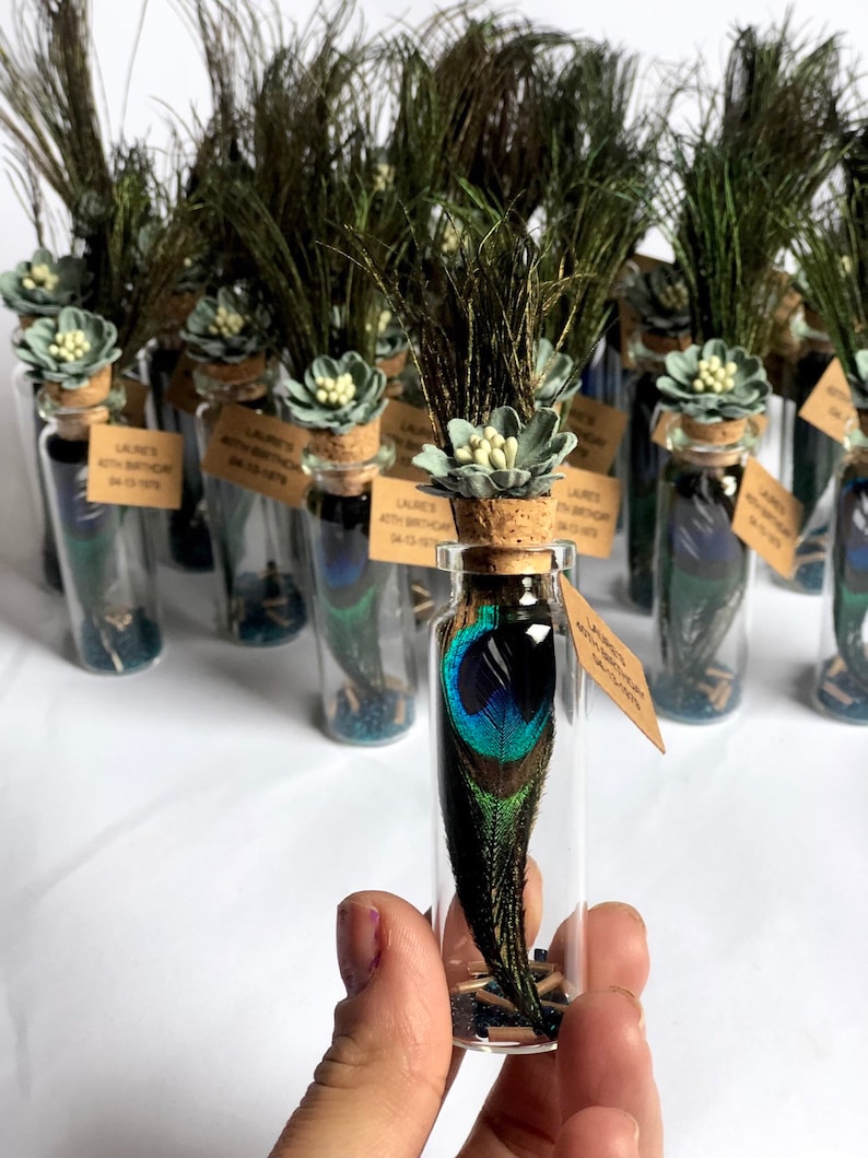 5 Pcs Favors Wedding Favors Peacock Favors Wedding Favors Etsy UK