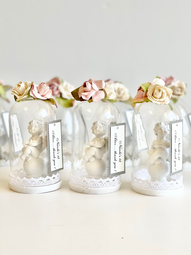 6 pcs Baptism Gift, Baptism Favors, Favors for Guests, Baby Shower Favors, Custom Favors, Favors, Angel Favors, Party Favors, Baby Girl image 1