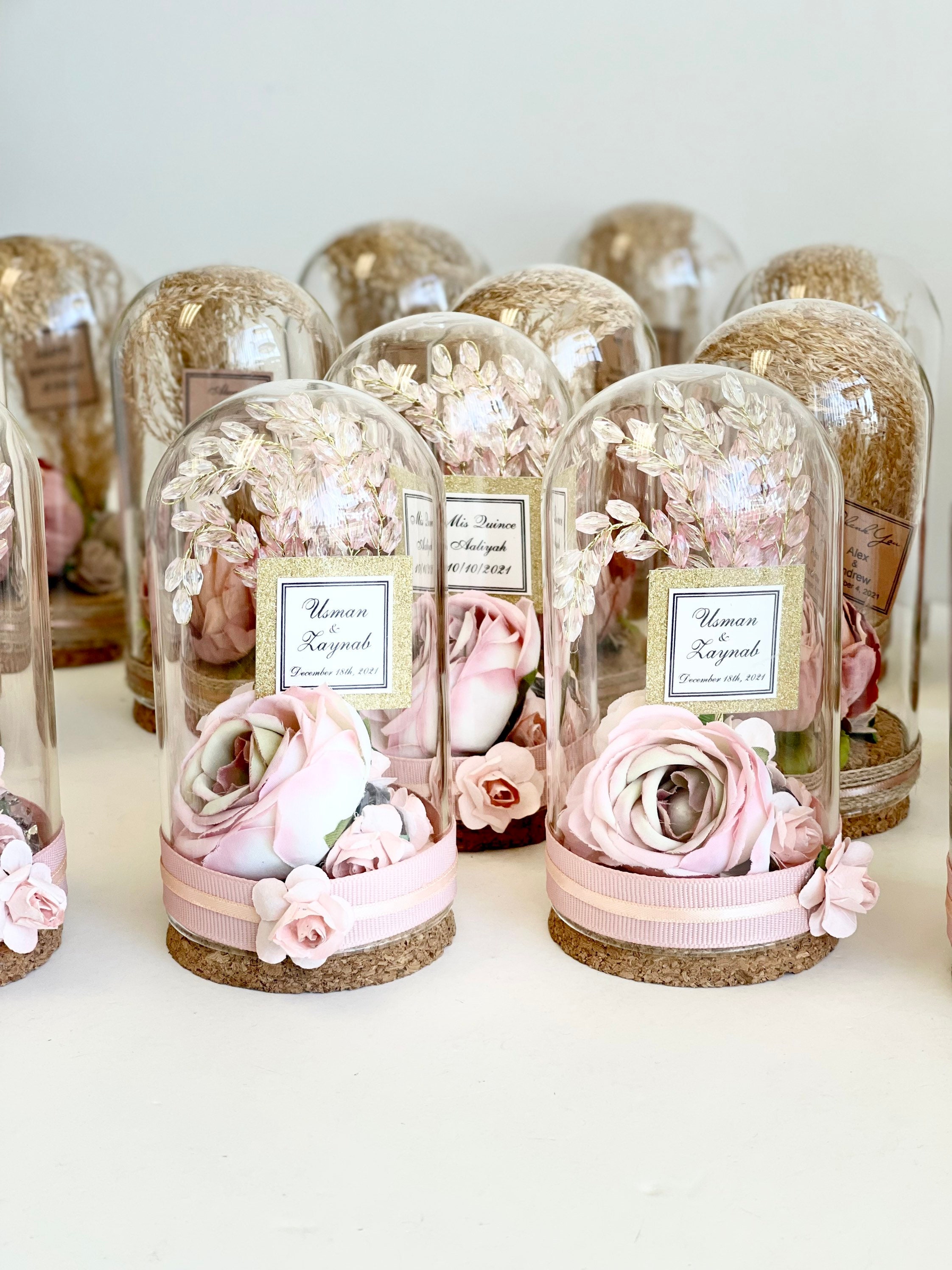 10pcs Wedding Favors for Guests, Wedding Favors, Baptism Favors, Dusty  Rose, Luxury Favors, Engagement Favors, Boho Wedding, Mauve Pink -   Sweden