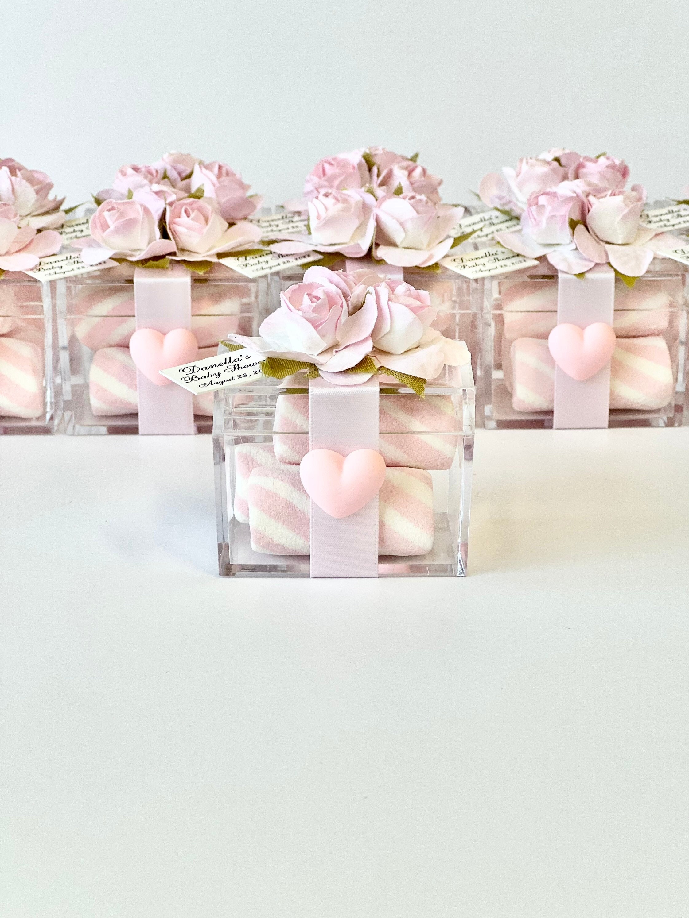 Party Favors 4-Pkg-Pink Baby Pins