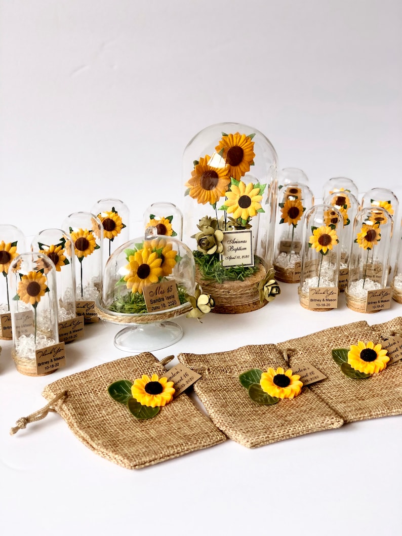 Wedding Favors for Guests, Wedding Favors, Favors, Rustic Wedding, Custom Favors, Sunflower Favors, Rustic Favors, Sunflowers, Party Favors image 9