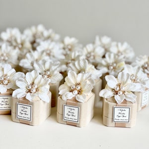 5 pcs Wedding Favors, Favors, Favors Boxes, Wedding Favors for Guests, Nude wedding, Party Favors, Blush Wedding, Custom Favors, Sweet 16 image 5