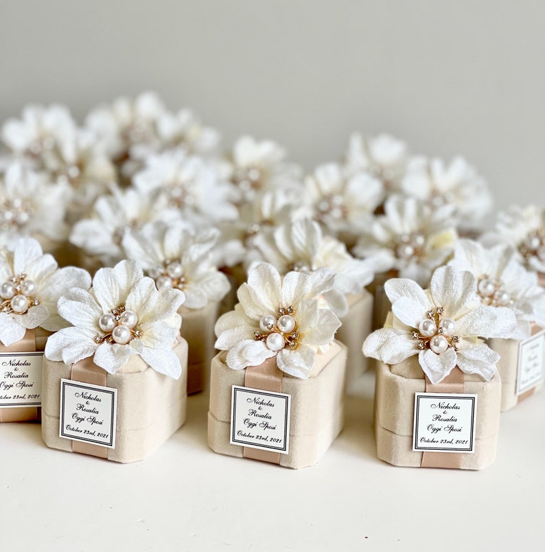 5 pcs Wedding Favors, Favors, Favors Boxes, Wedding Favors for Guests, Nude wedding, Party Favors, Blush Wedding, Custom Favors, Sweet 16 image 5