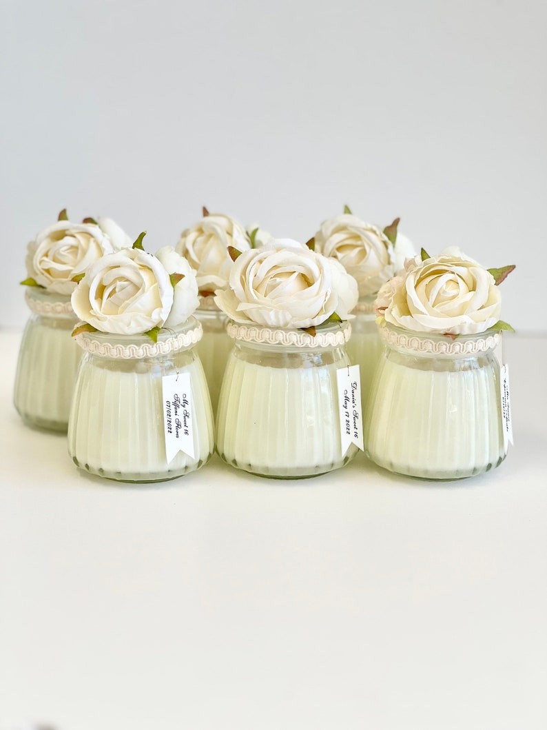 Personalized Candle Gift, Wedding Favors for Guests, Party Custom Scent ...