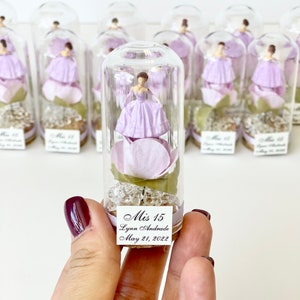 Lilac Cinderella Part Favors, Quinceanera Sweet 16 Favors, Sweet 15 Favors, Princess Party Personalized Custom Favors, Baby Shower Gifts