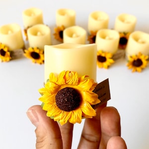 10pcs  Favors for Guests, Wedding Favors, Favors, Rustic Wedding, Custom Favors, Sunflower Favors, Rustic Favors, Sunflower Party Favors