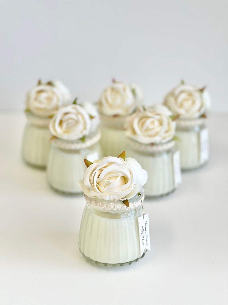 Personalized Candle Gift, Wedding Favors for Guests, Party Custom Scent ...