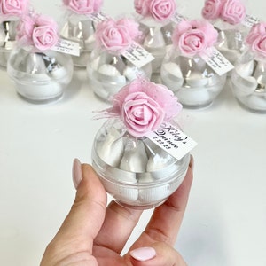Bulk Pink Wedding Favors For Guests Globe Box Favors, Quinceñera Party Favors, Birthday Favors Boxes, Party Favors, Engagement Favors