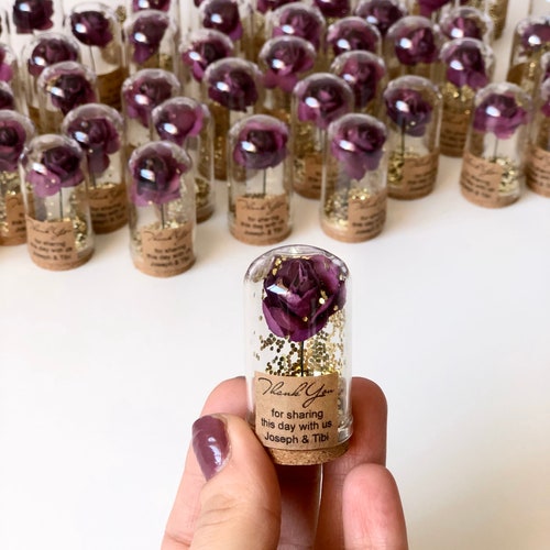 Beauty and the Beast Mini Glass Wedding Favors for Guests - Etsy