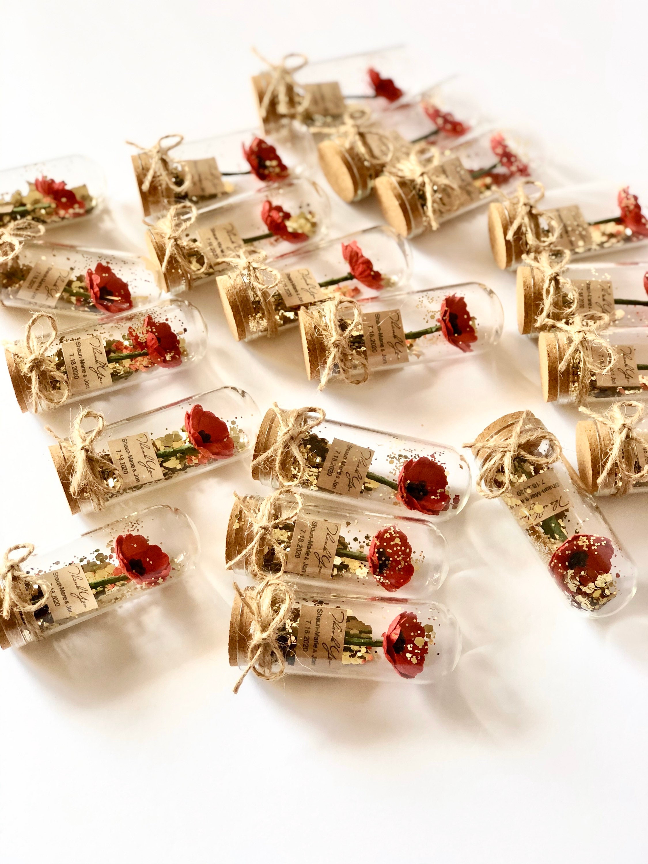 Poppy Wedding Favors for Guests, Custom Party Favors, Personalized ...