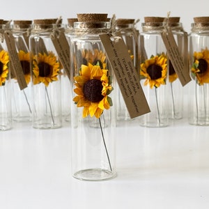 10pcs Wedding Favors for Guests, Wedding Favors, Favors, Rustic Wedding, Custom Favors, Sunflower Favors, Rustic Favors, Sunflowers, Party