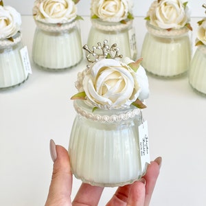 Personalized Candle Gift, Wedding Favors for Guests, Party Custom Scent ...