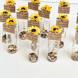 5 pcs Baptism Favors, Favors, Cross Favors, Baptism Gift, Custom Favors, Party Favors, Christening Favors, First Communion Favors, Sunflower