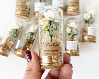 10 pcs Wedding favors for guests, Wedding favors, Favors, Dome, Glass dome, Cloche dome, Custom favors, Beauty and the Beast, Party favors