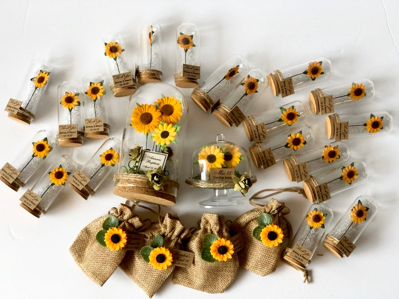 Wedding Favors for Guests, Wedding Favors, Favors, Rustic Wedding, Custom Favors, Sunflower Favors, Rustic Favors, Sunflowers, Party Favors image 6