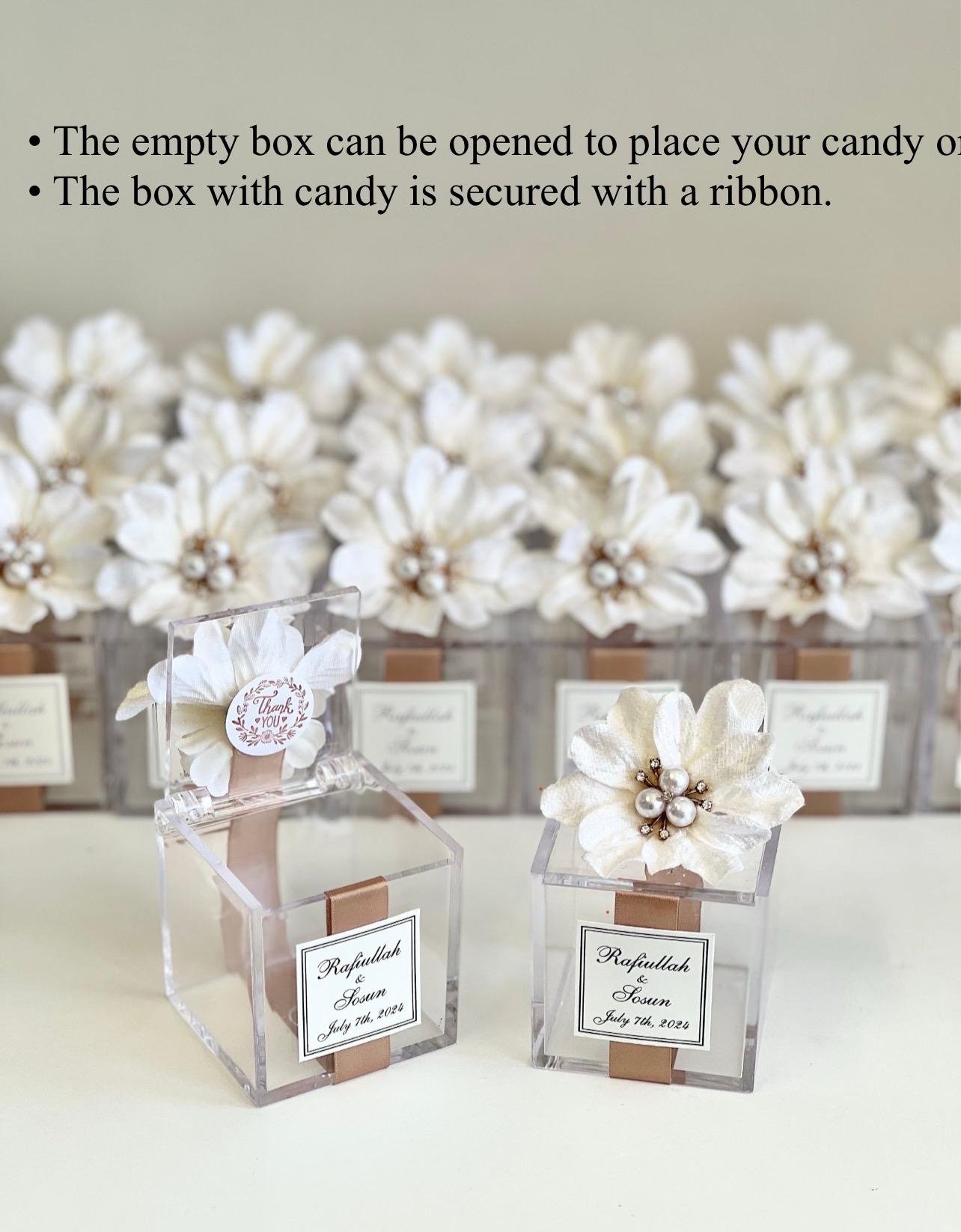 Türkise Hochzeitsgeschenkboxen, Elegante Hochzeitsgeschenke für Gäste, Luxuriöse Partygeschenke, Individuelle Gastgeschenke, personalisiertes Quinceanera-Geschenk