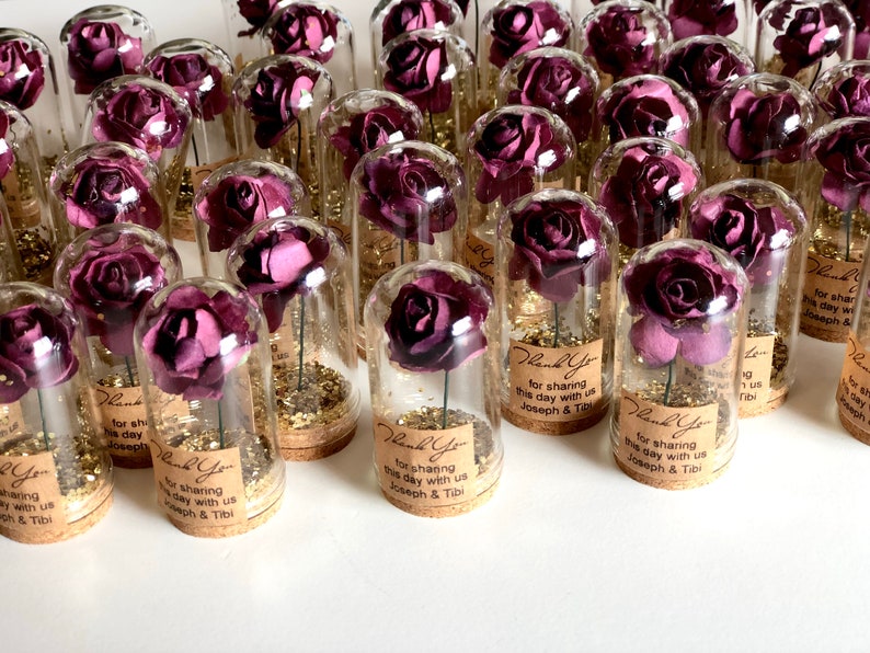 10pcs Wedding favors for guests, Wedding favors, Favors, Dome, Beauty and the Beast Favor, Custom favors, Beauty and the Beast, Party favors image 7