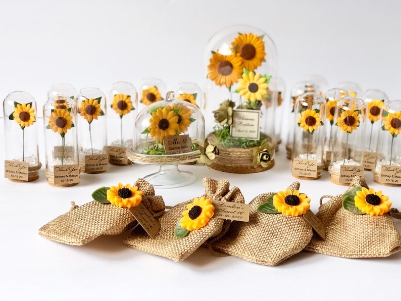 Wedding Favors for Guests, Wedding Favors, Favors, Rustic Wedding, Custom Favors, Sunflower Favors, Rustic Favors, Sunflowers, Party Favors image 8