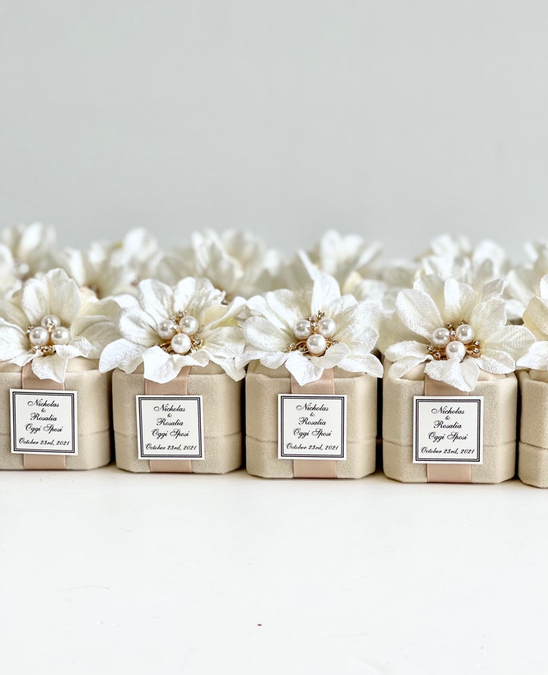 5 pcs Wedding Favors, Favors, Favors Boxes, Wedding Favors for Guests, Nude wedding, Party Favors, Blush Wedding, Custom Favors, Sweet 16 image 4