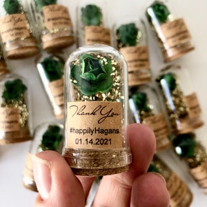 10pcs Wedding favors for guests, Wedding favors, Favors, Dome, Beauty and the Beast Favor, Custom favors, Emerald green favors, Party favors