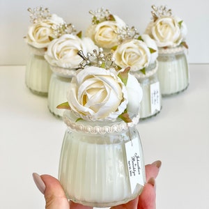 Personalized Candle Gift, Wedding Favors for Guests, Party Custom Scent ...
