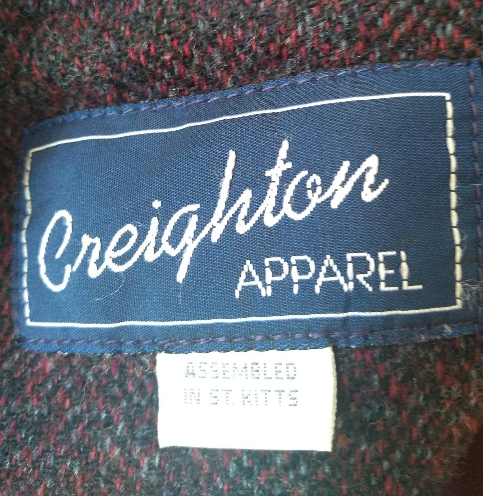 Vintage Creighton Apparel Traje a medida chaqueta y falda Set Etsy España