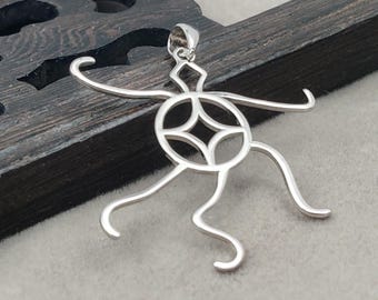 925 Silver Pendant Blank For Stones in Any Shape Gold Plated Sterling Silver Pendant Setting Pendant Base P372B